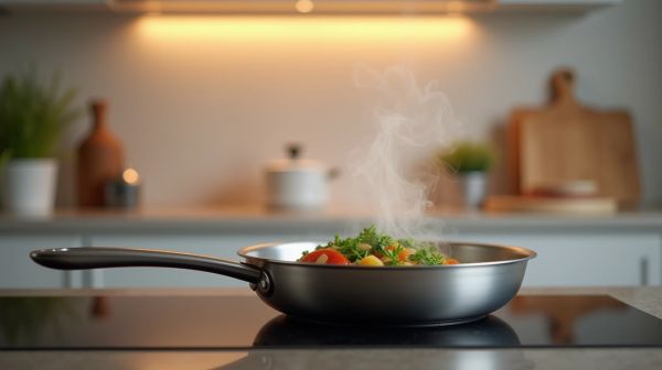 Une poêle inox pour une cuisine saine et des cuissons parfaites