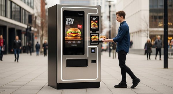 Le distributeur automatique de burgers : un nouveau visage de la restauration rapide